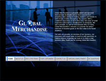Tablet Screenshot of globalmerchandise.cc